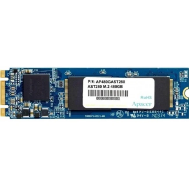 Жесткий диск Apacer SSD M.2 480Gb AST280 AP480GAST280-1 SSD (твердотельные), 480 ГБ, M.2, SATA