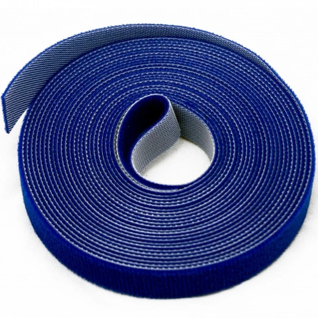 Аксессуар для кабельных сетей Hyperline Лента (липучка) в рулоне ширина 9 мм длина 5 м синяя WASNR-5x9-BL