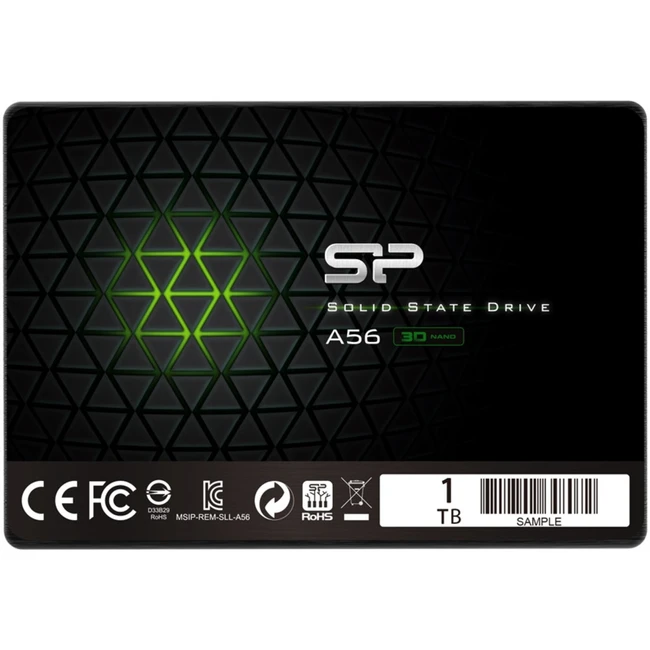 Внутренний жесткий диск Silicon Power Ace A56 SP001TBSS3A56A25 (SSD (твердотельные), 1 ТБ, 2.5 дюйма, SATA)