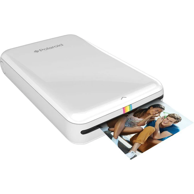 Мобильный принтер Polaroid ZIP White POLMP01WE (A8, Термопечать, Цветной, Интерфейс USB, Интерфейс Bluetooth)