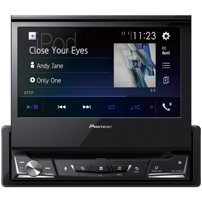 Pioneer Автомагнитола CD DVD AVH-A7100BT 1DIN 4x50Вт