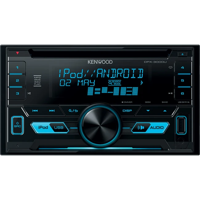 Kenwood Автомагнитола CD DPX-3000U 2DIN 4x50Вт