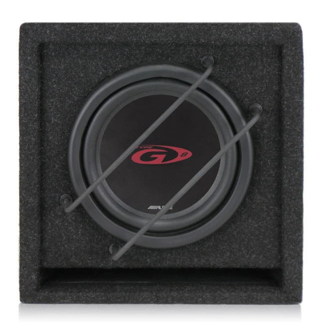 ALPINE Сабвуфер автомобильный SBG-844BR 120Вт пассивный