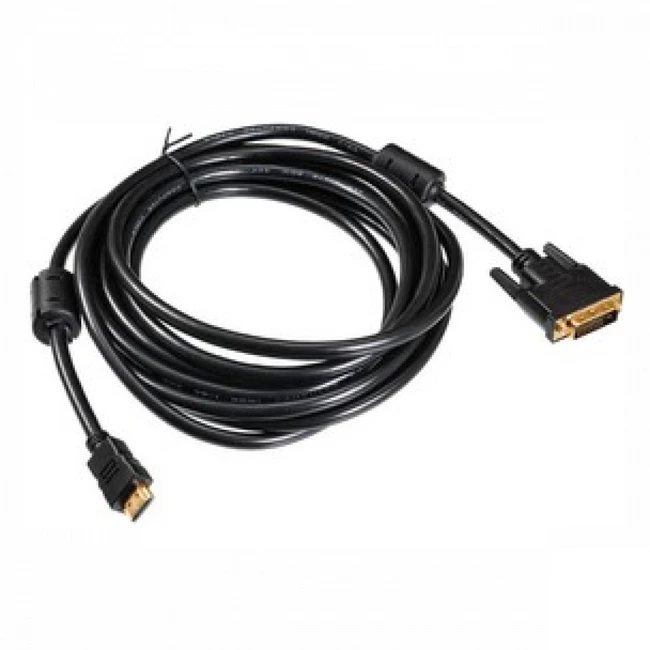 Кабель интерфейсный Buro HDMI-19M-DVI-D-5M (HDMI - DVI)