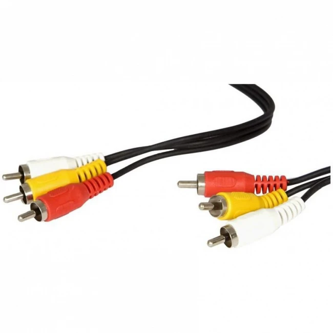 Кабель интерфейсный Buro BAAC027-5 3 RCA - 3 RCA