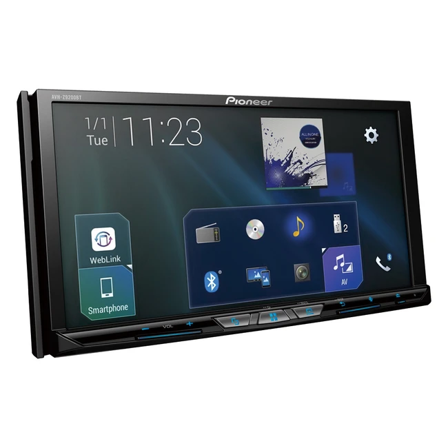 Pioneer Автомагнитола CD DVD AVH-Z9200BT 2DIN 4x50Вт
