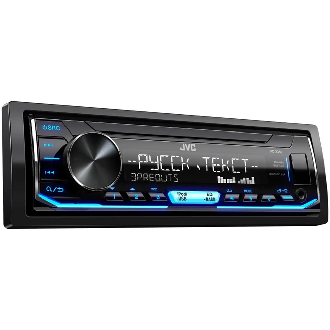 JVC Автомагнитола KD-X355 1DIN 4x50Вт