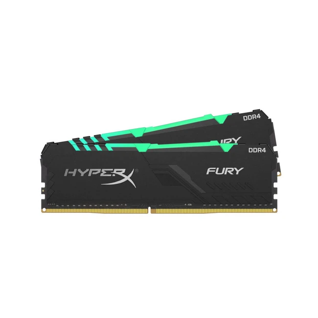 ОЗУ Kingston HyperX Fury 16GB 2400MHz DDR4 CL15 DIMM (Kit of 2) HX424C15FB3AK2/16 (DIMM, DDR4, 16 Гб (2 х 8 Гб), 2400 МГц)
