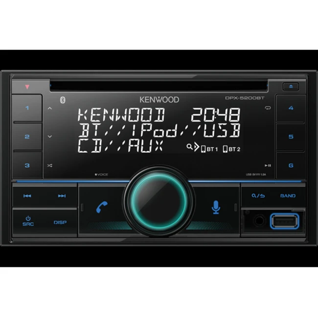 Kenwood Автомагнитола CD DPX-5200BT 2DIN 4x50Вт