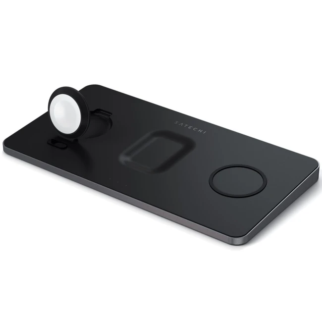 Satechi Беспроводное зарядное устройство Trio Wireless Charging Pad ST-X3TWCPM