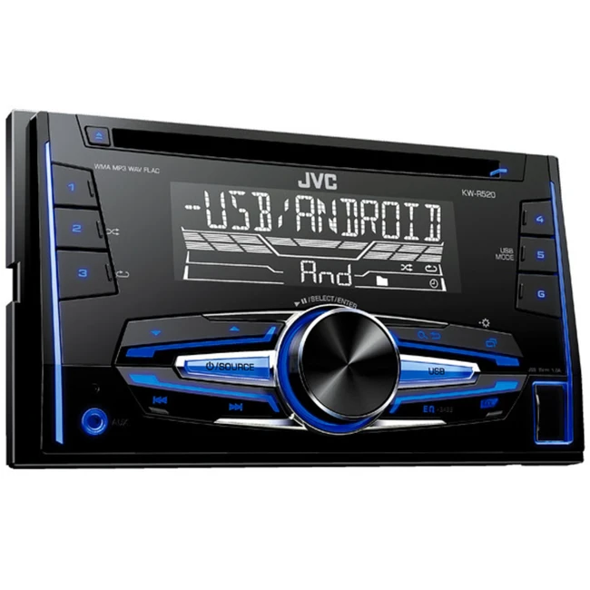 JVC Автомагнитола CD KW-R520 2DIN 4x50Вт