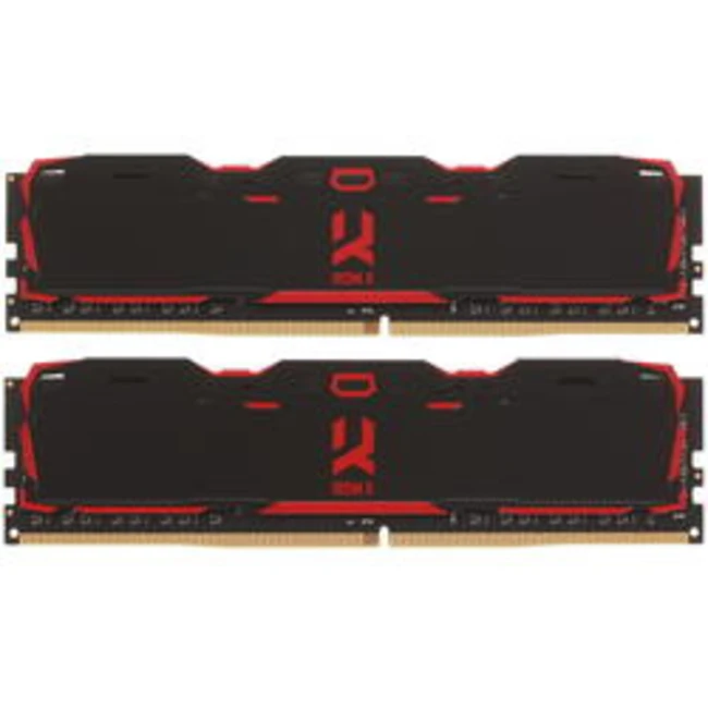 ОЗУ GoodRam Iridium (IR-X3200D464L16S/16GDC) (8Gbx2) (DIMM, DDR4, 16 Гб (2 х 8 Гб), 3200 МГц)