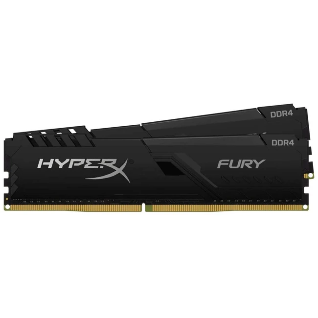 ОЗУ Kingston HyperX Fury Black 32GB DDR4 CL16 DIMM HX426C16FB4K2/32 (DIMM, DDR4, 32 Гб (2 х 16 Гб), 2666 МГц)