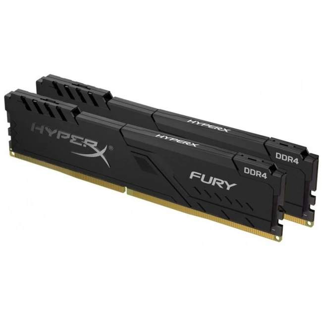 ОЗУ Kingston HyperX FURY Black 2x16Гб HX434C17FB4K2/32 DIMM, DDR4, 32 Гб (2 х 16 Гб), 3466 МГц