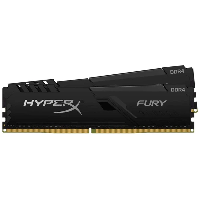ОЗУ Kingston HyperX Fury Black 32GB 3600 MHz DDR4 CL18 DIMM HX436C18FB4K2/32 (DIMM, DDR4, 32 Гб (2 х 16 Гб), 3600 МГц)