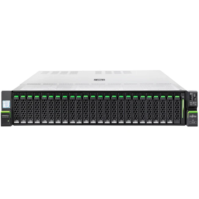 Сервер Fujitsu RX2540 M5 8X VFY:R2545SC280IN 1U Rack, Xeon Silver 4214, 2200 МГц, 12, 16.5, 1 x 16 ГБ, SFF 2.5" + LFF  3.5", 24
