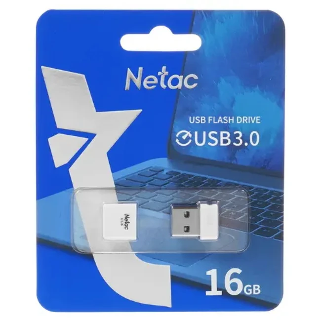 USB флешка (Flash) Netac U116 NT03U116N-016G-30WH 16 ГБ