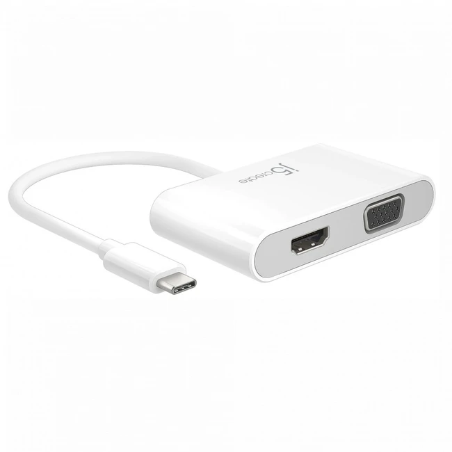 Кабель интерфейсный j5create JCA175 (USB-C (m) - HDMI (f)/VGA (f)/USB 3.0 (f))