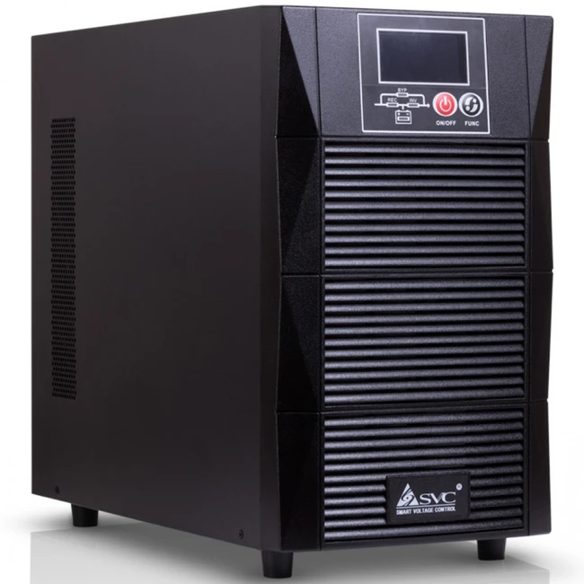 Источник бесперебойного питания SVC PTS-3KLS/A2 (Двойное преобразование (On-Line), Напольный, 3000 ВА, 2700)