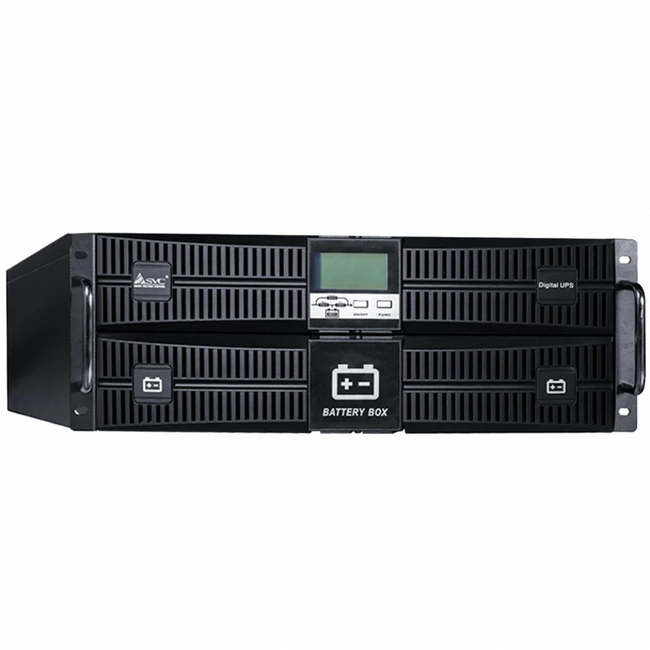 Источник бесперебойного питания SVC RT-6KL-LCD/A3 Двойное преобразование (On-Line), Стоечный (Rack), 6000 ВА, 6000 Вт