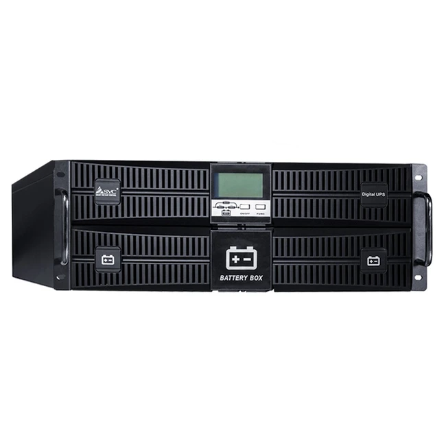 Источник бесперебойного питания SVC RT-6KL-LCD/A7 Двойное преобразование (On-Line), Стоечный (Rack), 6000 ВА, 6000 Вт