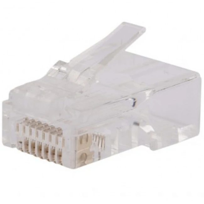 Коннектор Hyperline Разъем легкой оконцовки RJ-45 (8P8C) под витую пару (100 шт.) PLEZ-8P8C-U-C5-100