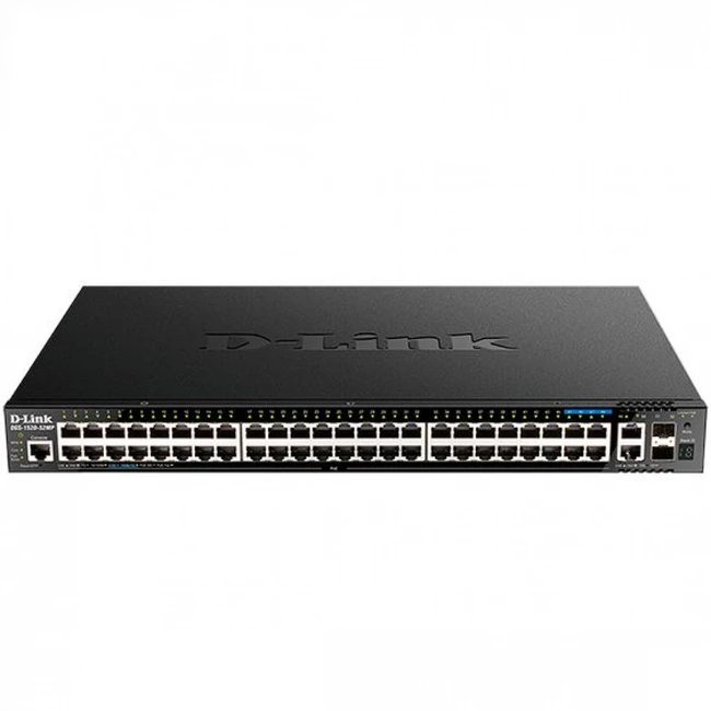 Коммутатор D-link DGS-1520-52MP/A1A (1000 Base-T (1000 мбит/с), 2 SFP порта)