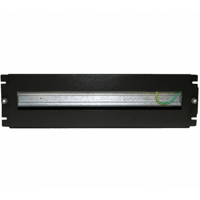 Аксессуар для серверного шкафа Hyperline Панель с DIN-рейкой с регулируемой глубиной установки 19"3U 22 места BPB19-PS-3U-RAL9005