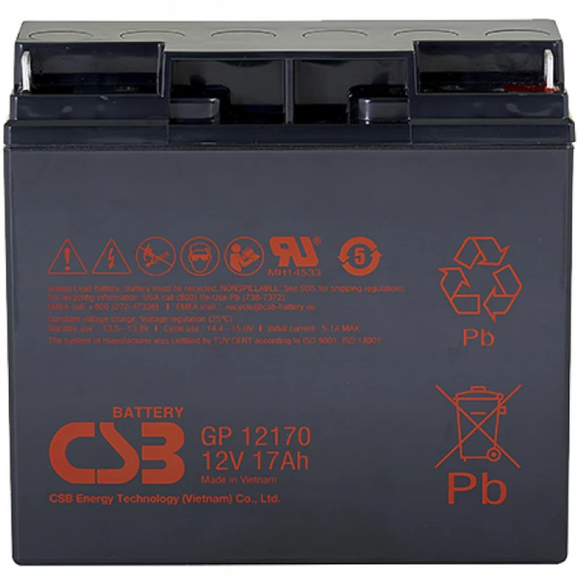 Сменные аккумуляторы АКБ для ИБП CSB GP-12170 (12 В)