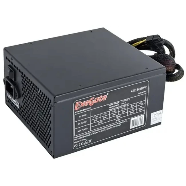 Блок питания ExeGate 800PPX EX220363RUS-S 800 Вт