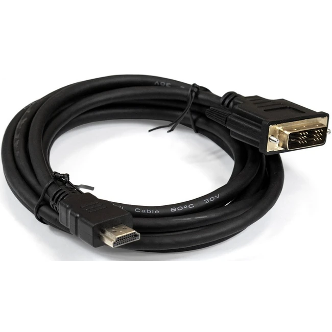 Кабель интерфейсный ExeGate EX-CC-HDMIM-DVIM-3.0 EX284907RUS DVI - HDMI