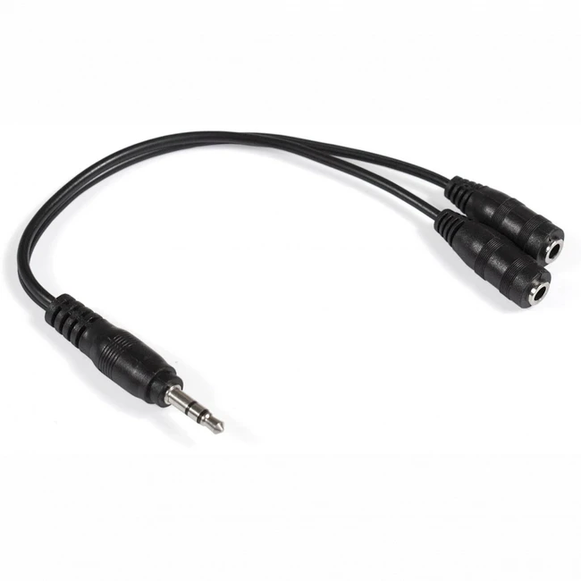 Кабель интерфейсный ExeGate EX-CCA-415-0.3 EX284946RUS MINI JACK 3.5 (output) - MINI JACK 3.5 (input) x2