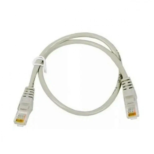 Патч-корд ExeGate UTP-RJ45-RJ45-5e-0,3M-GY EX258663RUS