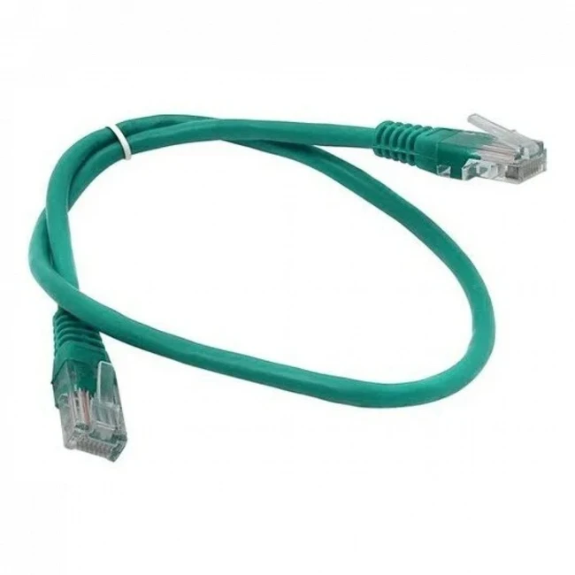 Патч-корд ExeGate UTP-RJ45-RJ45-5e-0,5M-GN EX258383RUS