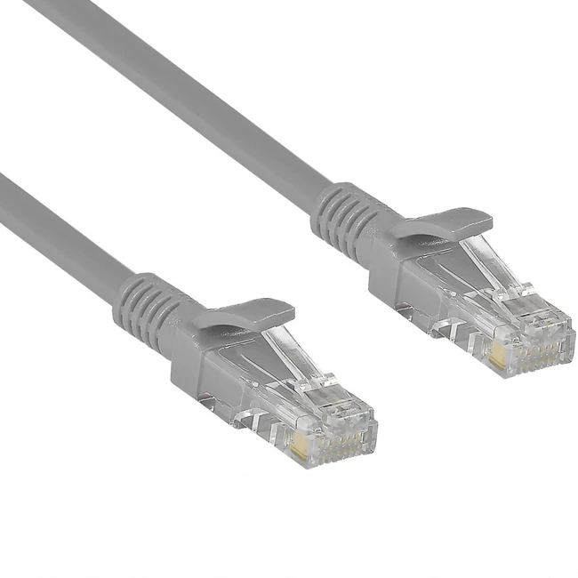 Патч-корд ExeGate UTP-RJ45-RJ45-C6-CU-0,5M-GY EX282002RUS