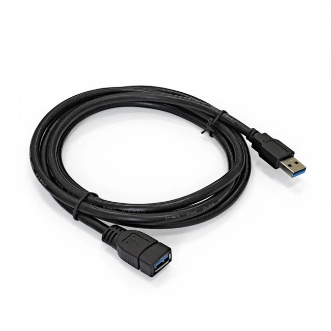 Кабель интерфейсный ExeGate EX-CC-USB3-AMAF-1.8 EX284932RUS USB Type A (output) - USB Type A (input)