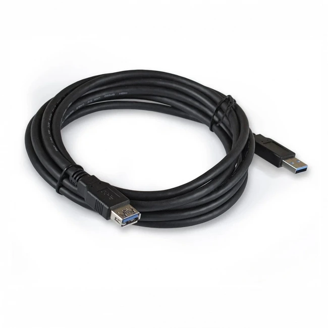 Кабель интерфейсный ExeGate EX-CC-USB3-AMAF-5.0 EX284934RUS USB Type A (output) - USB Type A (input)