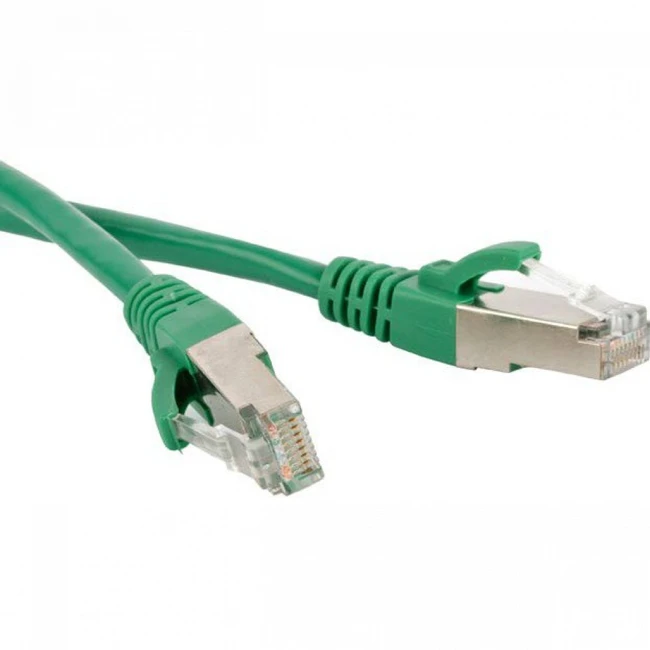 Патч-корд Hyperline PC-LPM-STP-RJ45-RJ45-C5e-1M-LSZH-GN