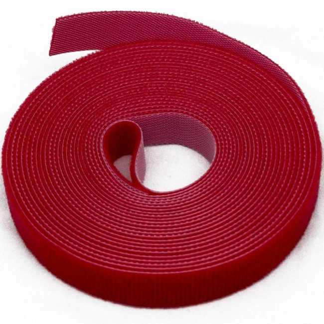 Аксессуар для кабельных сетей Hyperline Лента (липучка) в рулоне ширина 25 мм длина 5м красная WASNR-5x25-RD