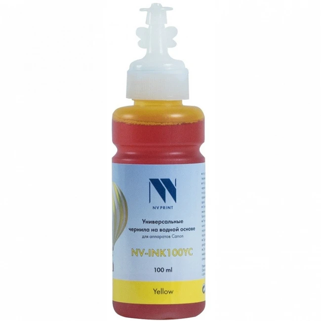 Струйный картридж NV Print INK100YC 100 мл NV-INK100YC