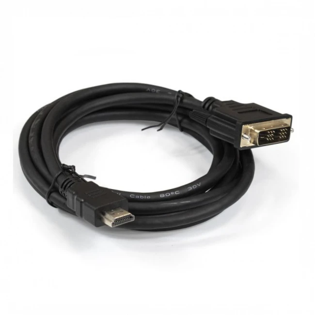 Кабель интерфейсный ExeGate EX-CC-HDMIM-DVIM-1.8 EX284893RUS HDMI - DVI