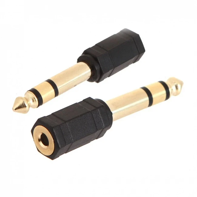 Кабель интерфейсный ExeGate EX-AA-3F6M EX284949RUS JACK 6.35мм - JACK 3.5мм