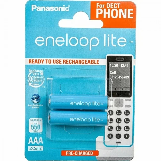 Батарейка Panasonic Eneloop Lite AA BK-3LCCE/2BE