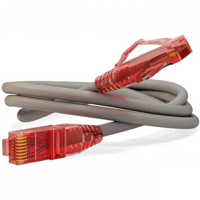 Патч-корд Hyperline PC-LPM-UTP-RJ45-RJ45-C5E-3M-LSZH-GY