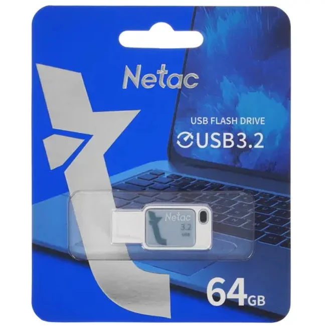 USB флешка (Flash) Netac UA31 NT03UA31N-064G-32BL (64 ГБ)