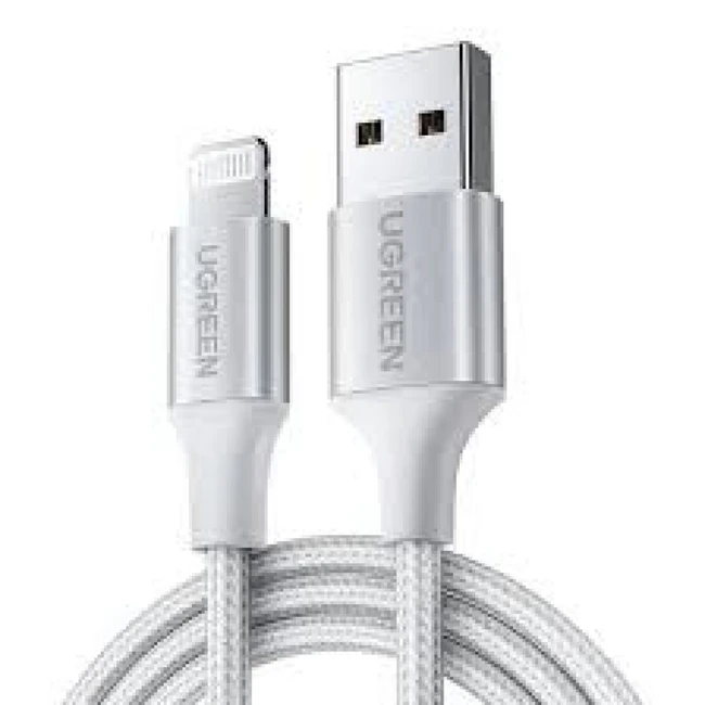 Кабель интерфейсный UGREEN US199 60161 USB Type A - Lightning (8pin)