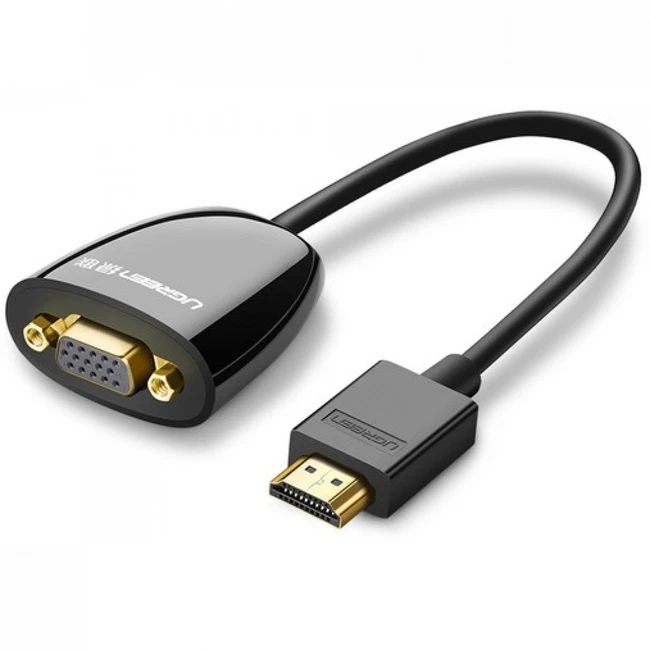 Кабель интерфейсный UGREEN MM105 40253_ HDMI - D-SUB (VGA)
