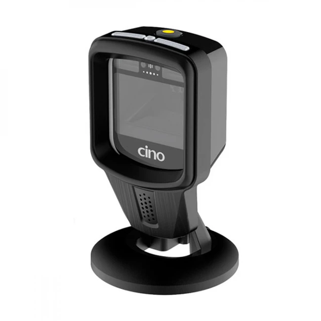 Сканер штрихкода Cino S680 GPSS68011001K01 Стационарный, 2D, USB, Черный, С подставкой