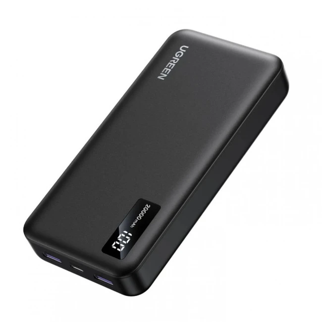 Внешний аккумулятор (Power Bank) UGREEN PB312 25683 20000 мАч, Черный