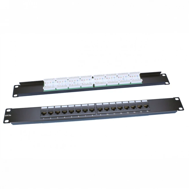 Патч-панель Hyperline Патч-панель 19 PP3-19-16-8P8C-C5E-110D